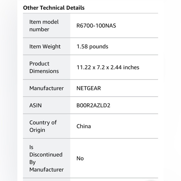 NETGEAR Nighthawk Smart Wi-Fi Router, R6700 - AC1750 - Picture 11 of 15